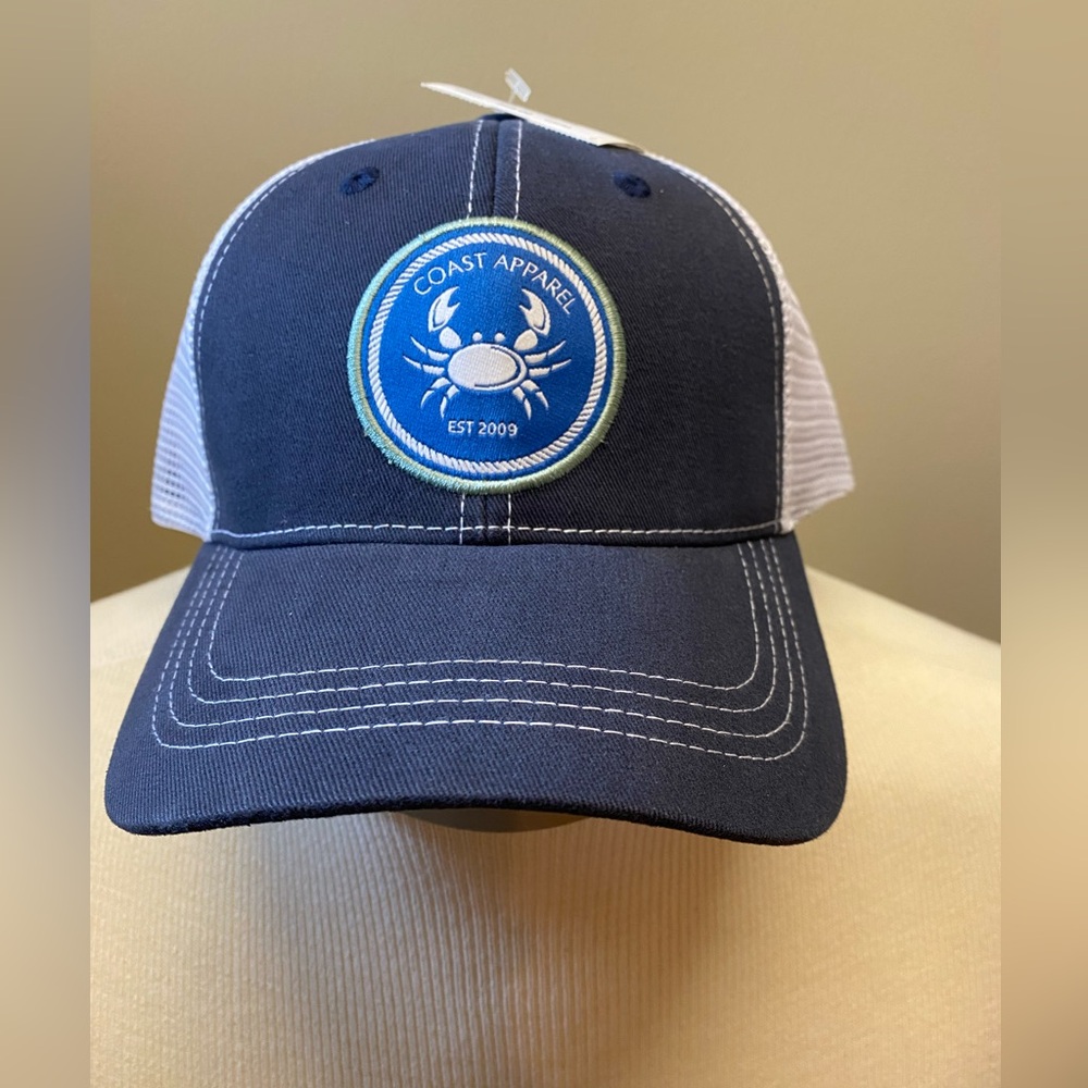 Coast Apparel Unisex Blue Trucker Hat/Cap NWT
